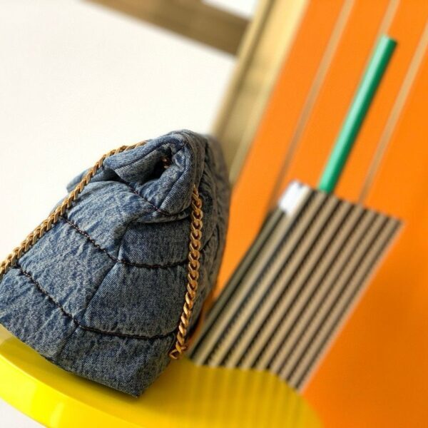 YSL Saint Laurent Puffer Denim