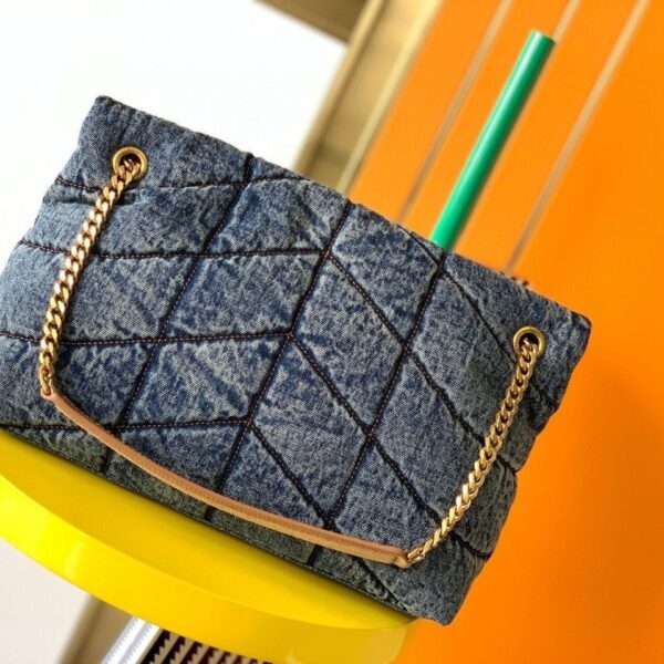 YSL Saint Laurent Puffer Denim