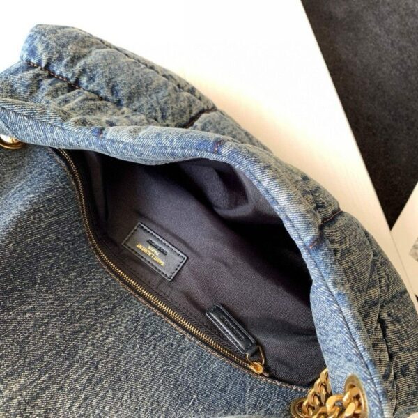 YSL Saint Laurent Puffer Denim