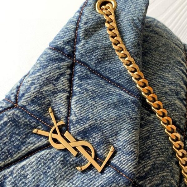 YSL Saint Laurent Puffer Denim