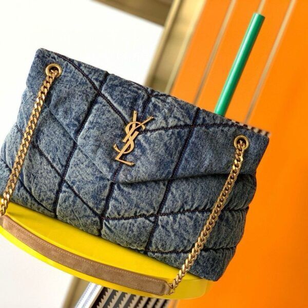 YSL Saint Laurent Puffer Denim