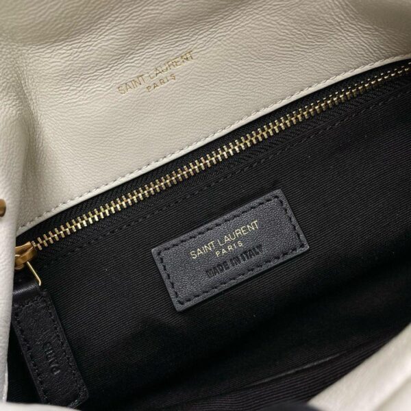 YSL Saint Laurent Puffer White