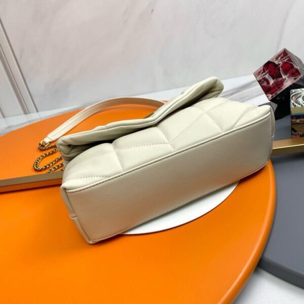 YSL Saint Laurent Puffer White