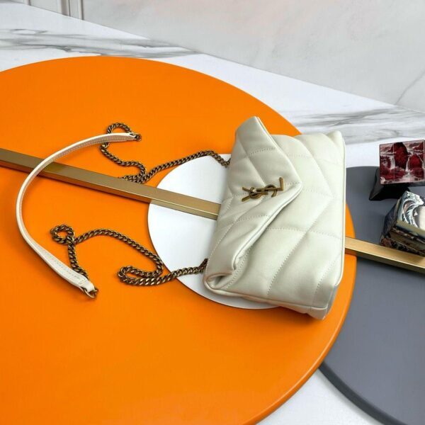 YSL Saint Laurent Puffer White