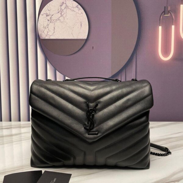 YSL Saint Laurent LouLou full Black