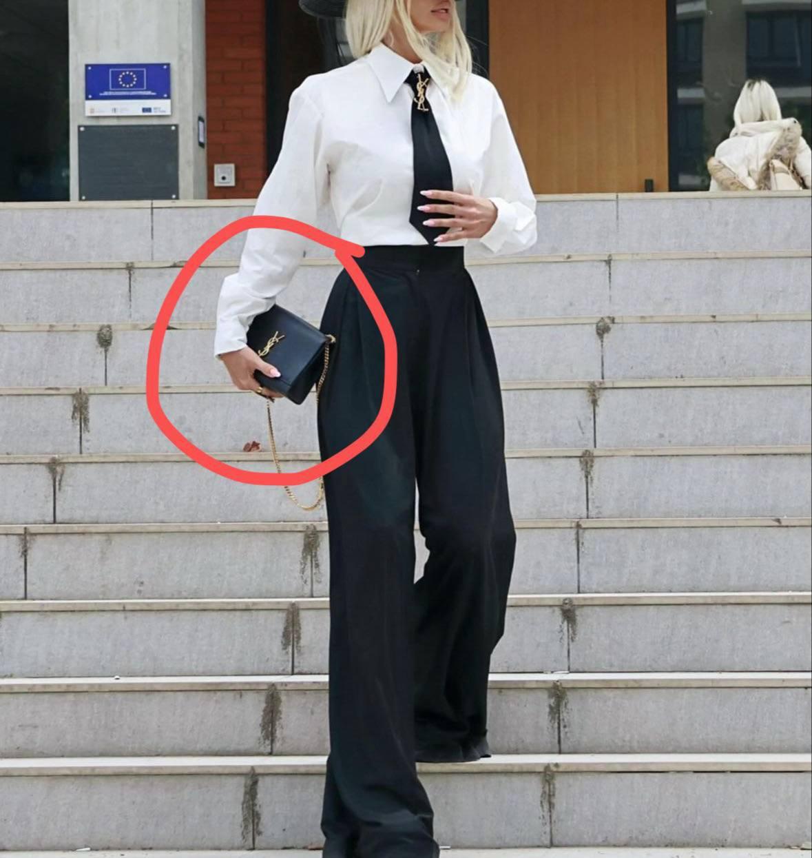 YSL Saint Laurent Kate Chain shoulder bag Brown