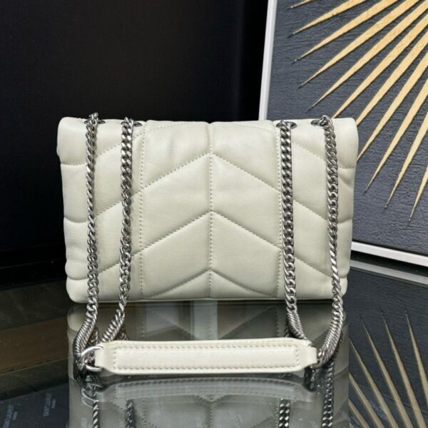 YSL Saint Laurent LouLou White