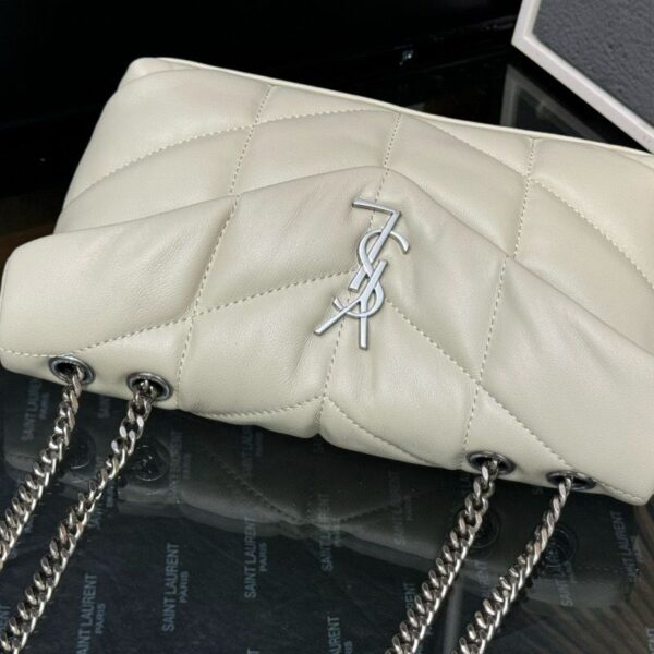 YSL Saint Laurent LouLou White