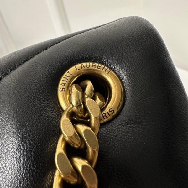 YSL Saint Laurent LouLou Puffer Black small