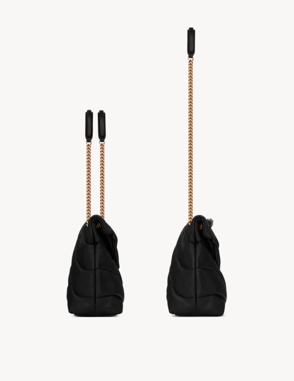 YSL Saint Laurent Puffer Black Nappa - Slika 2