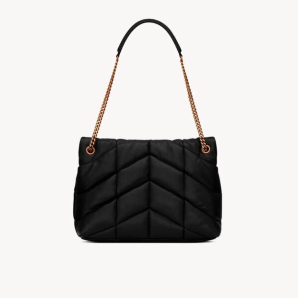 YSL Saint Laurent Puffer Black Nappa