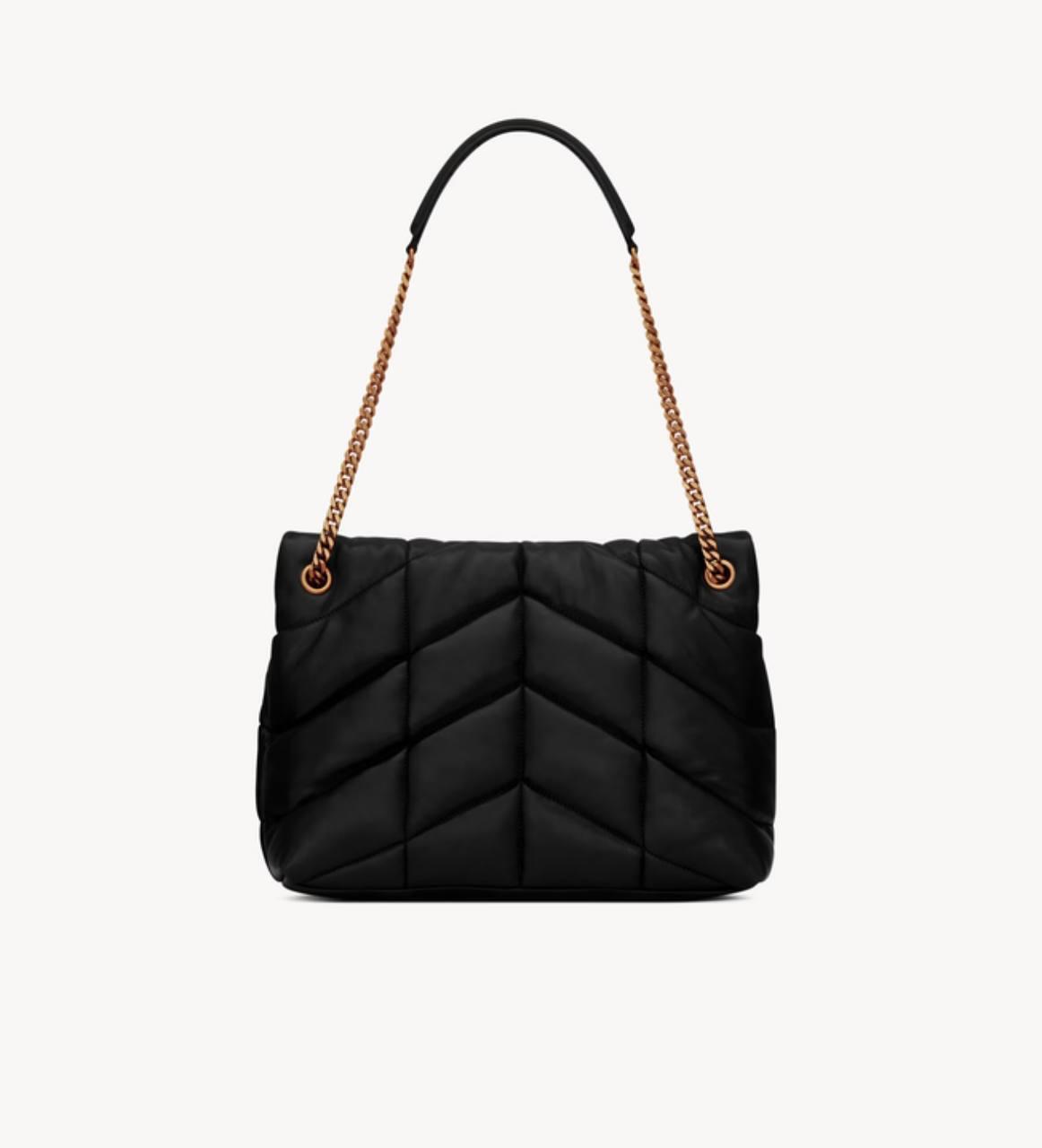 YSL Saint Laurent Puffer Black Nappa - Slika 3