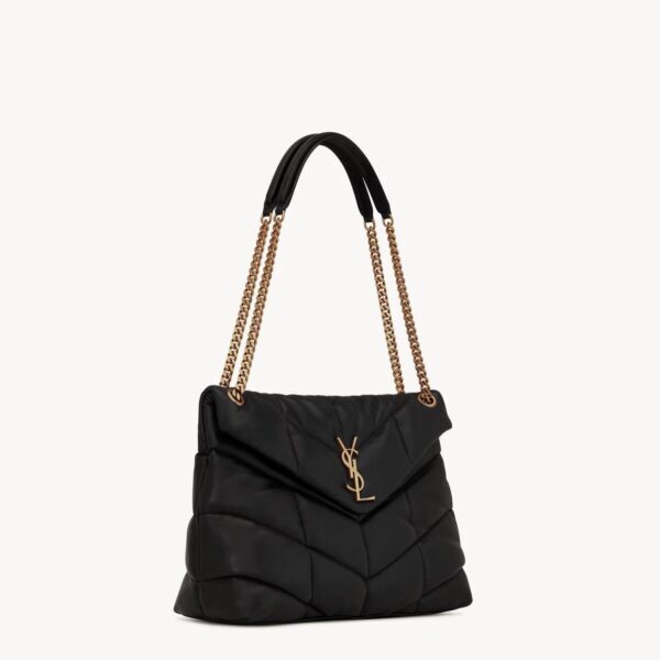 YSL Saint Laurent Puffer Black Nappa