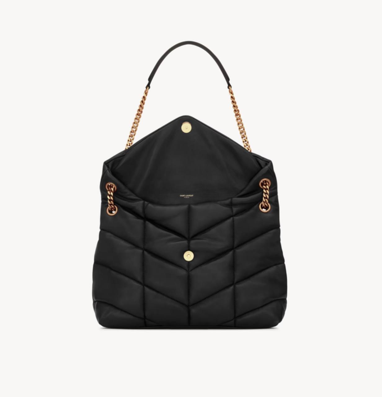 YSL Saint Laurent Puffer Black Nappa - Slika 7