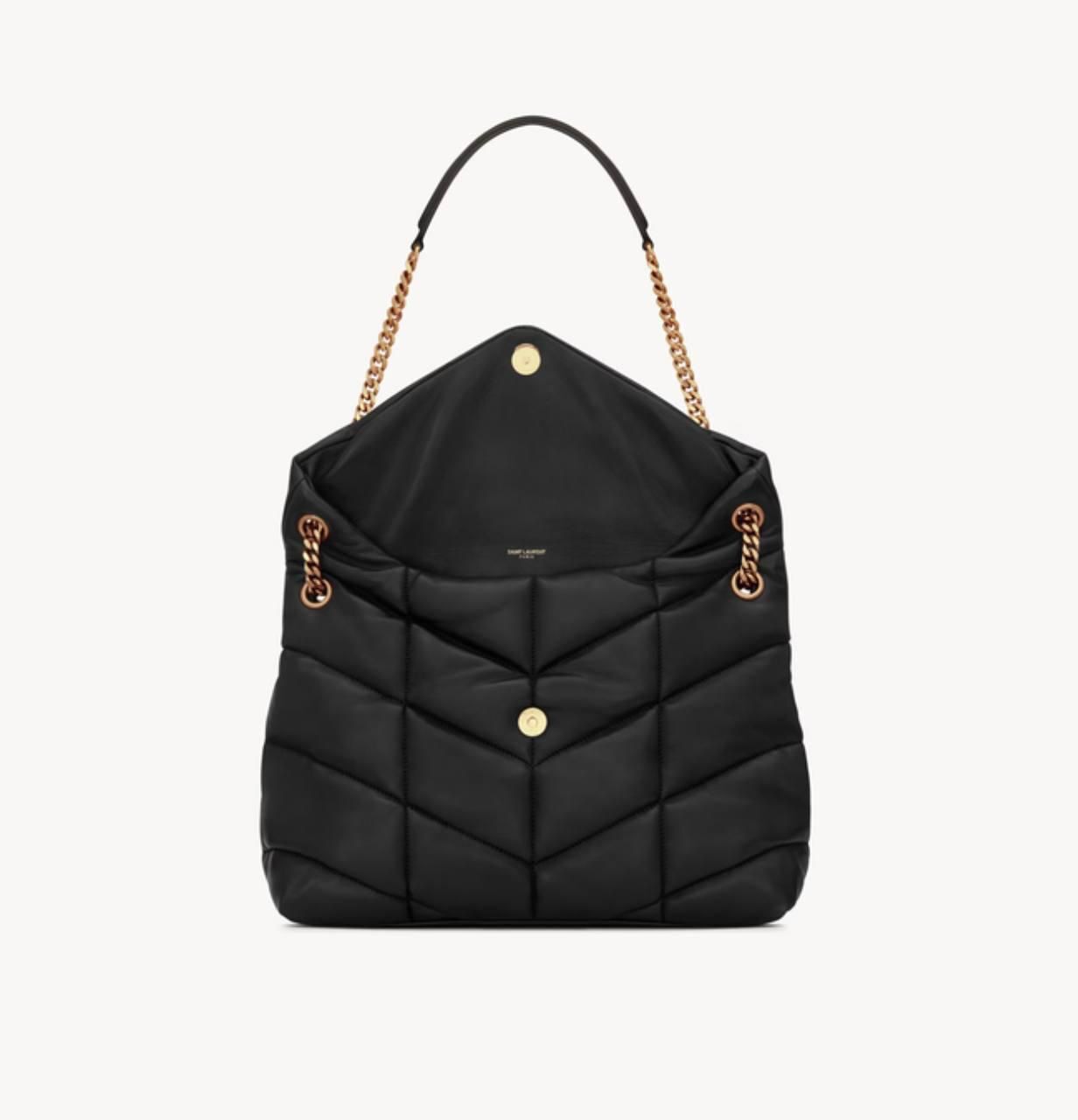YSL Saint Laurent Puffer Black Nappa - Slika 8