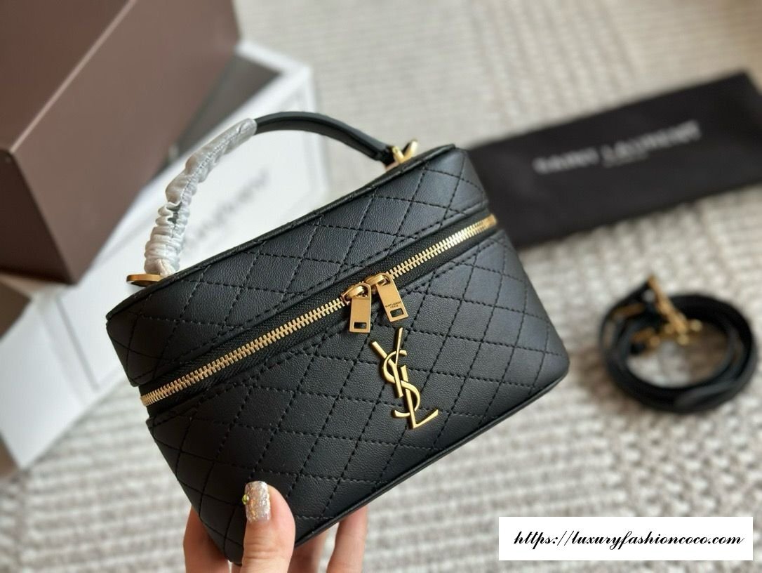 YSL Saint Laurent Gaby Vanity Black - Slika 2