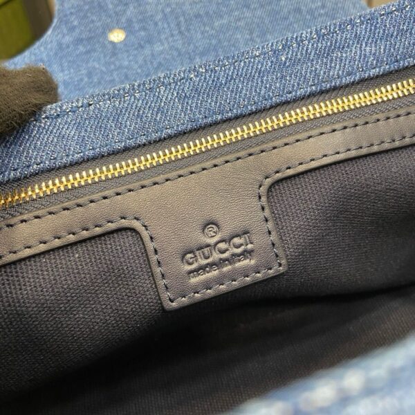 Gucci Marmont shoulder bag BLUE DENIM, SMALL