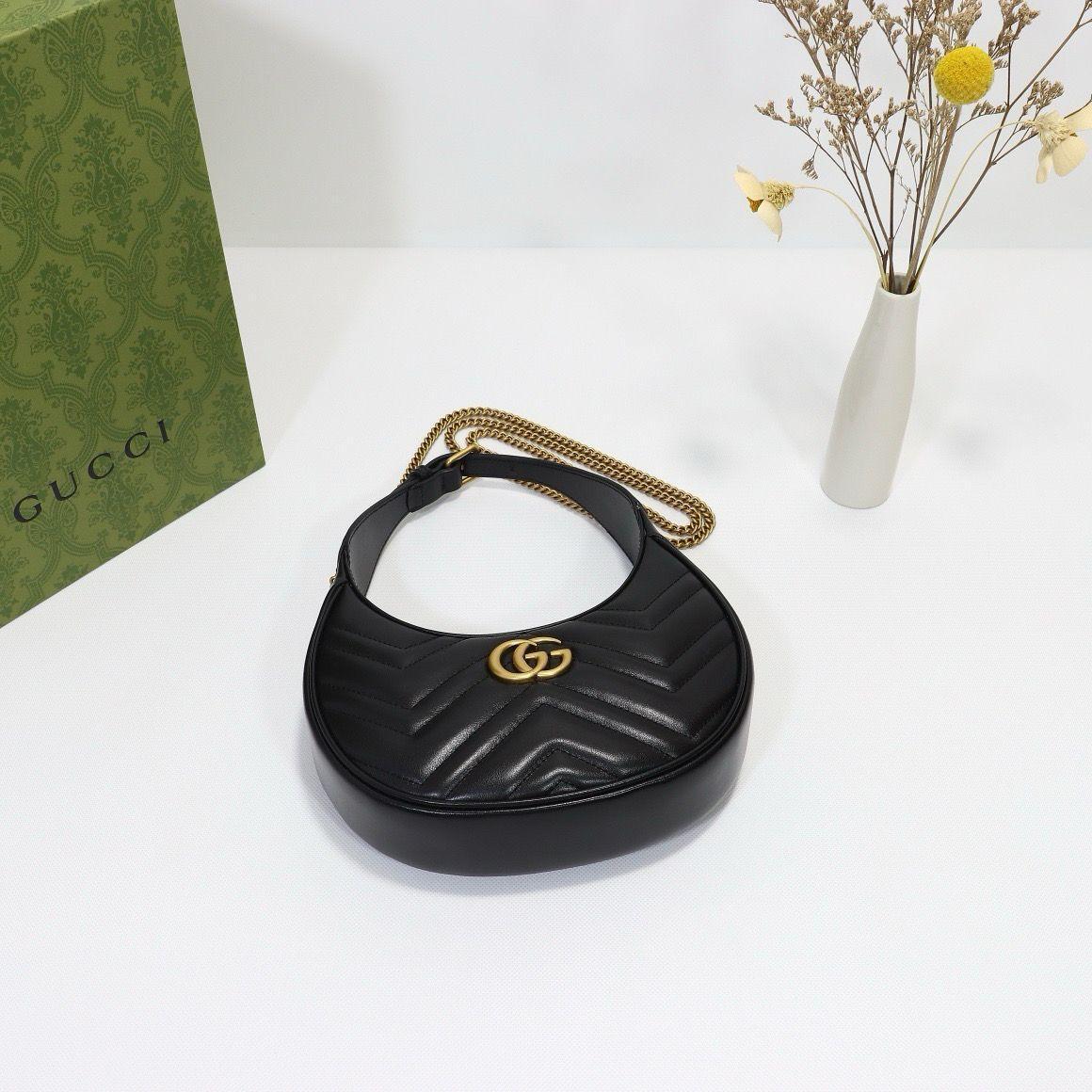 Gucci Marmont shoulder bag CRNA, MINI - Slika 2