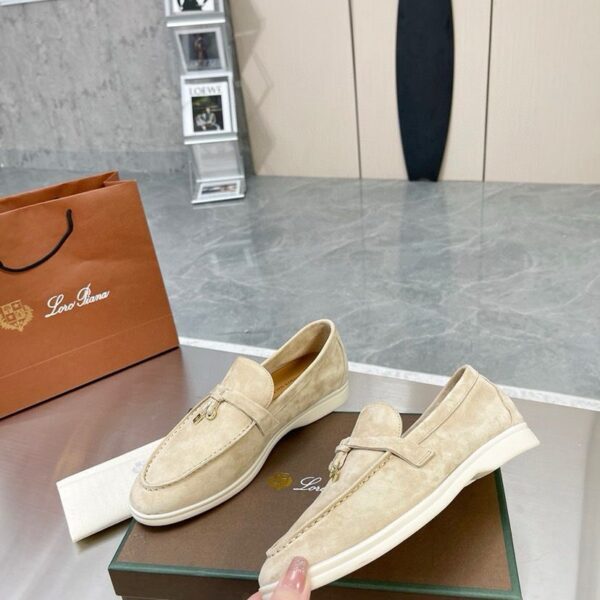 Loro Piana Summer Charms Walk Loafer Himalaya