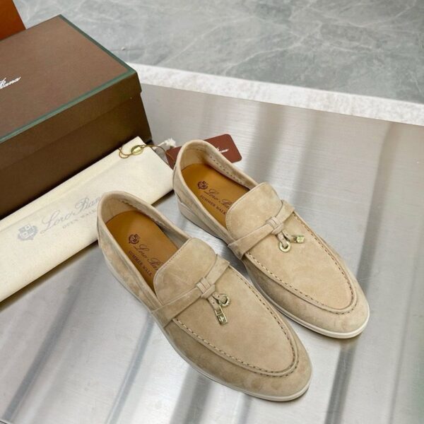 Loro Piana Summer Charms Walk Loafer Himalaya