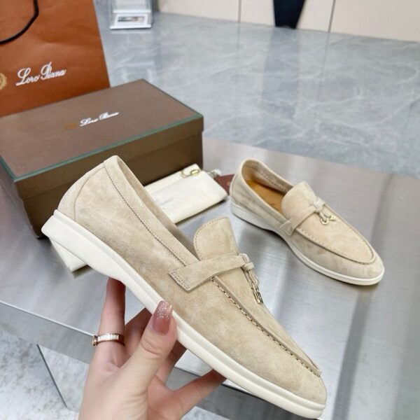 Loro Piana Summer Charms Walk Loafer Himalaya