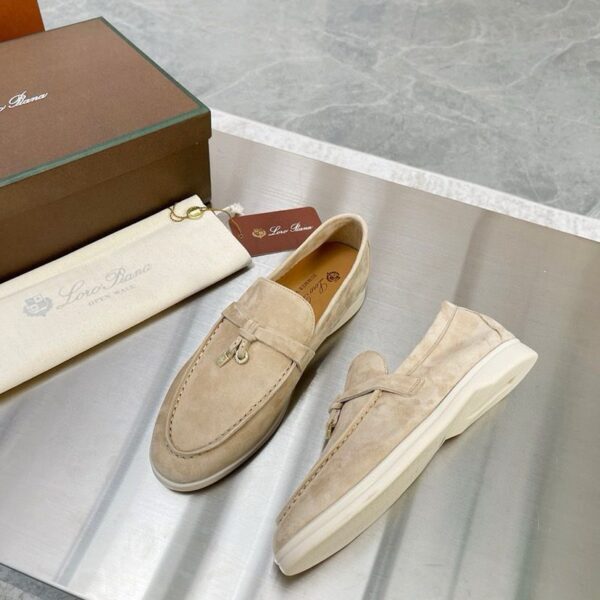 Loro Piana Summer Charms Walk Loafer Himalaya