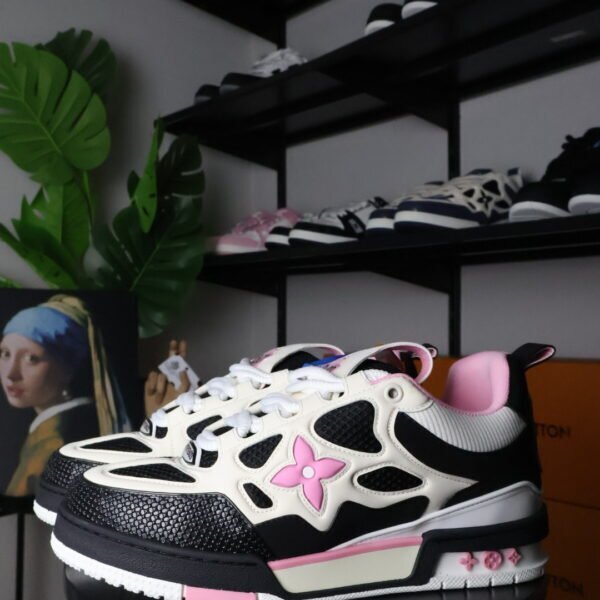 Louis Vuitton Skate Black Cream Pink