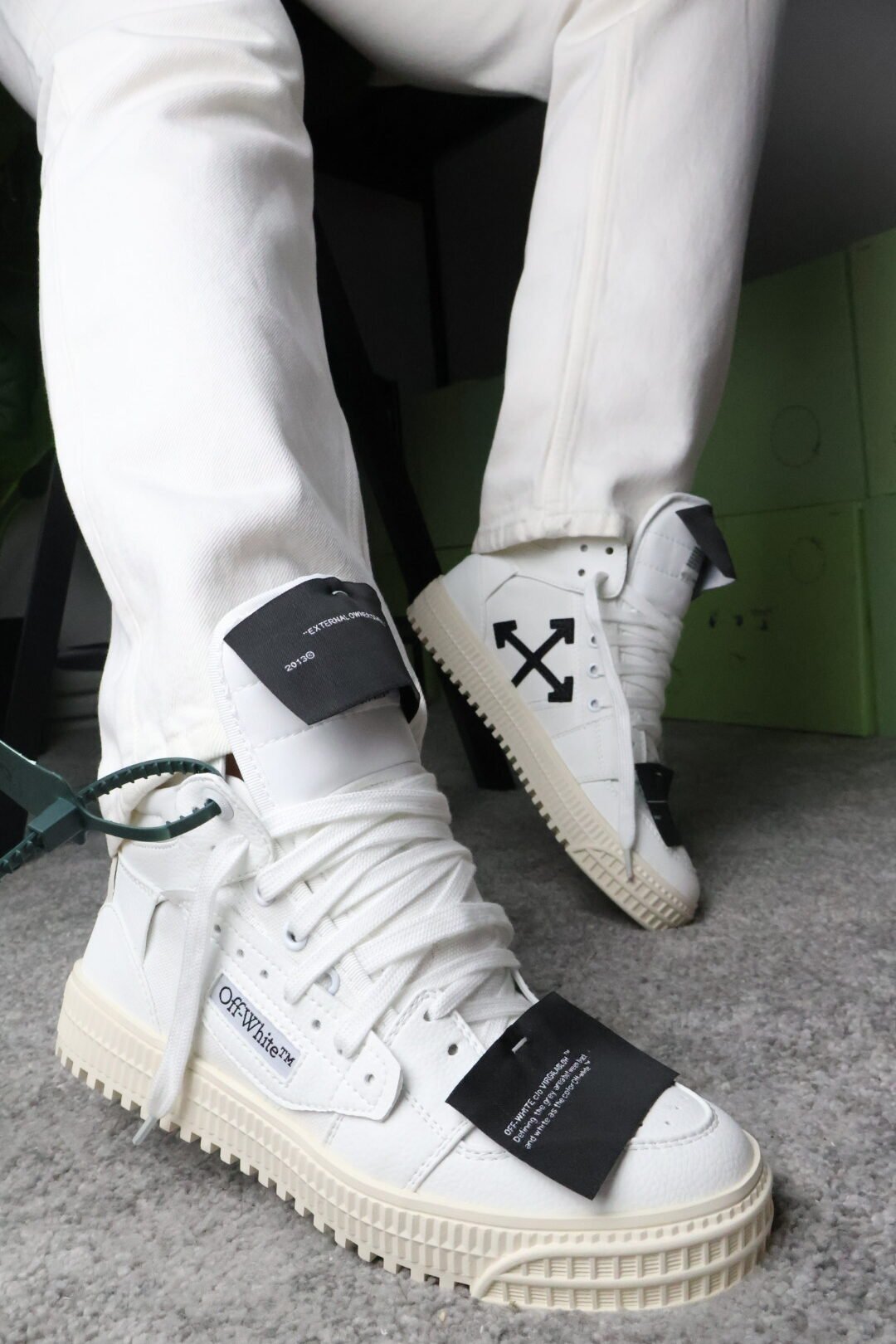 Off-White High "White Black" - Slika 2