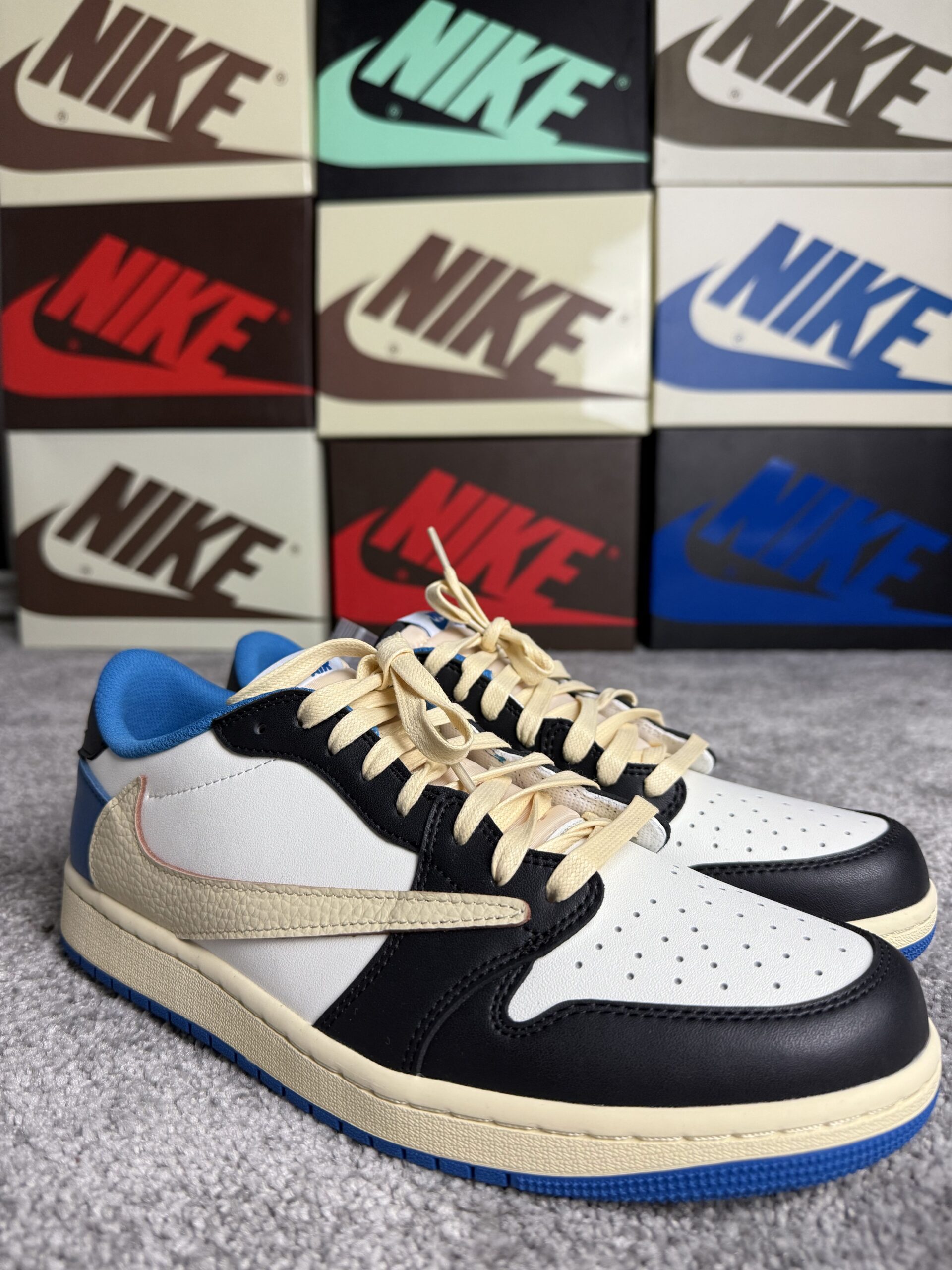 Jordan x Travis Scott Blue Mocha - Slika 3