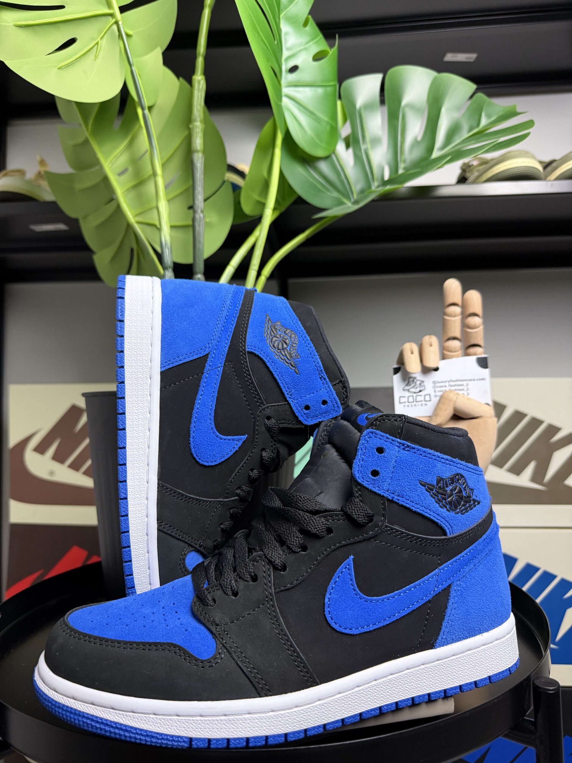 Air Jordan 1 Retro Royal Black/Blue - Slika 3