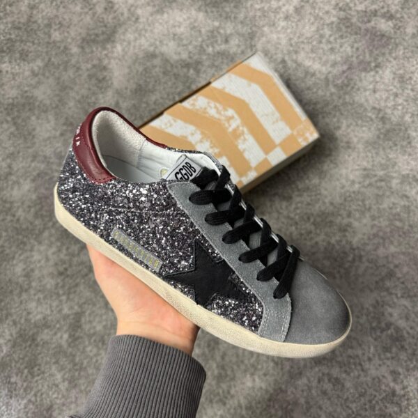 Golden Goose Ball Star Grey & Silver