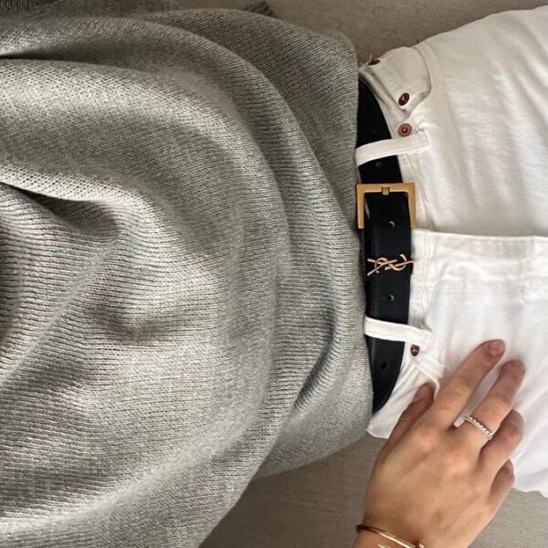 YSL remen Cassandre Gold 2cm