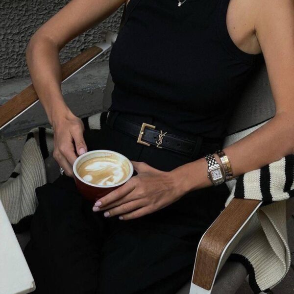 YSL remen Cassandre Gold 2cm