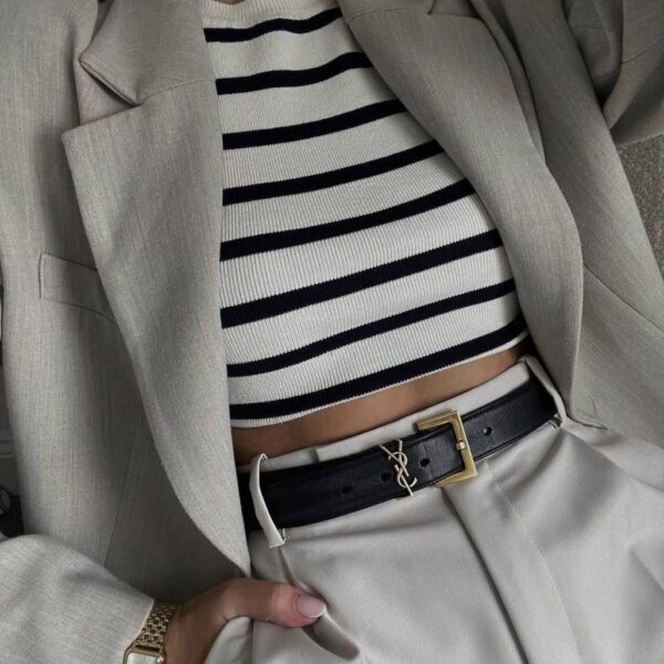 YSL remen Cassandre Gold 2cm