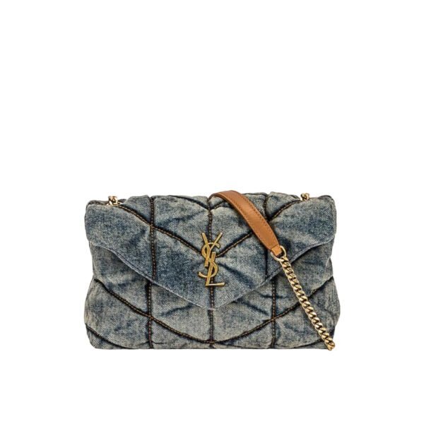 YSL Saint Laurent Puffer Denim