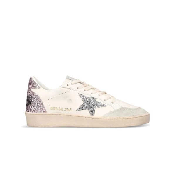 Golden Goose Ballstar glitter Silver star