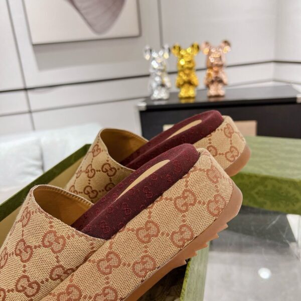 Gucci Sandale "Beige Brown" GG platform