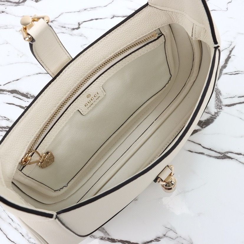 Torba Gucci Jackie 1961 bijela - Slika 4