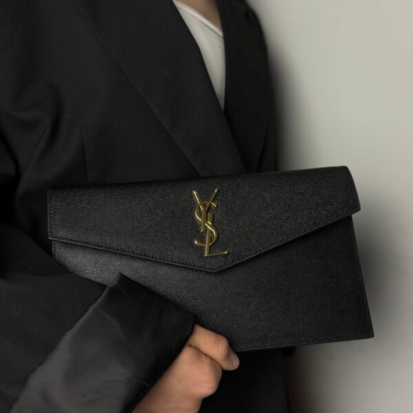 YSL Saint Laurent Uptown crna/zlatna