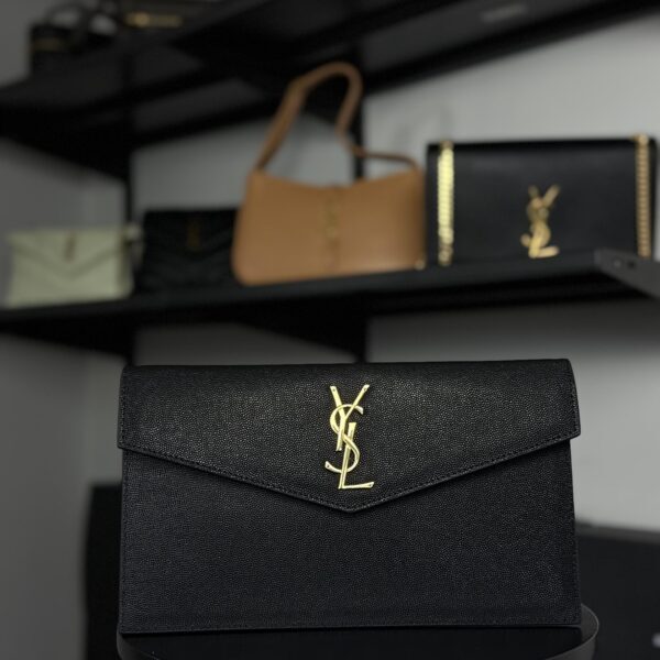 YSL Saint Laurent Uptown crna/zlatna