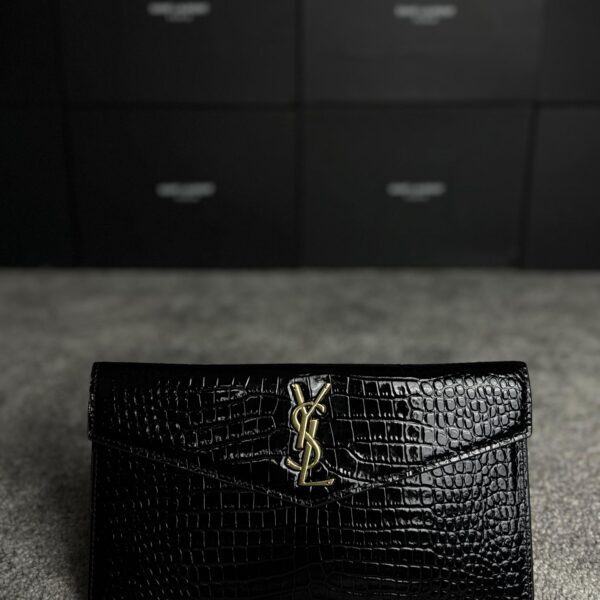 YSL Saint Laurent Uptown Croc crna