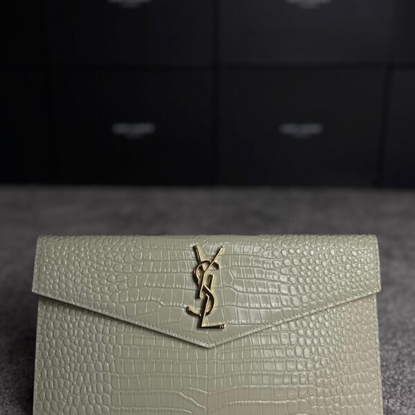 YSL Saint Laurent Uptown Croc bijela