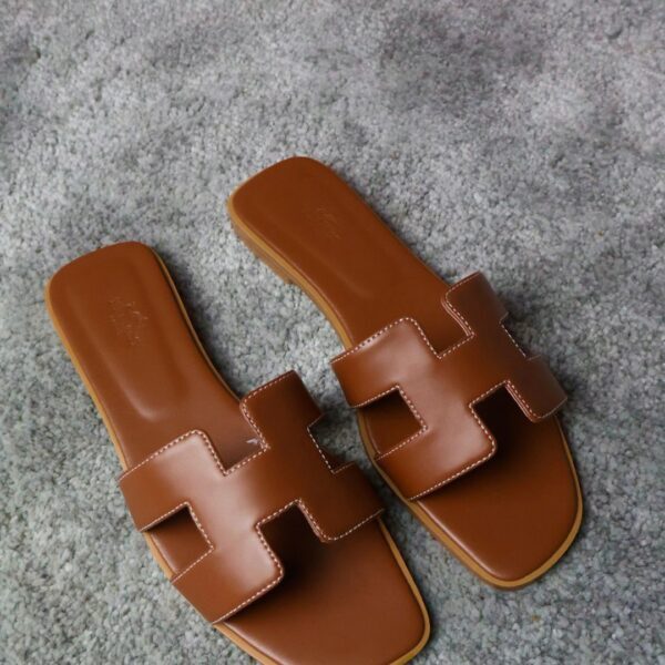 Hermes Oran Brown Gold