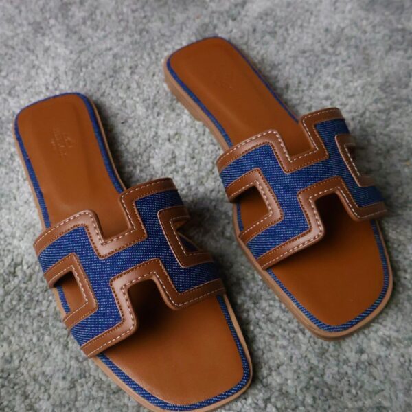 Hermes Oran Brown Blue