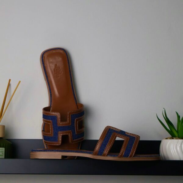 Hermes Oran Brown Blue