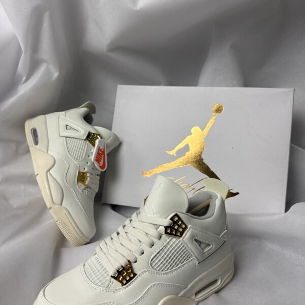Air Jordan 4 Retro White/Gold