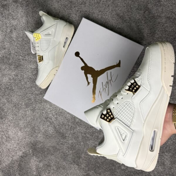 Air Jordan 4 Retro White/Gold