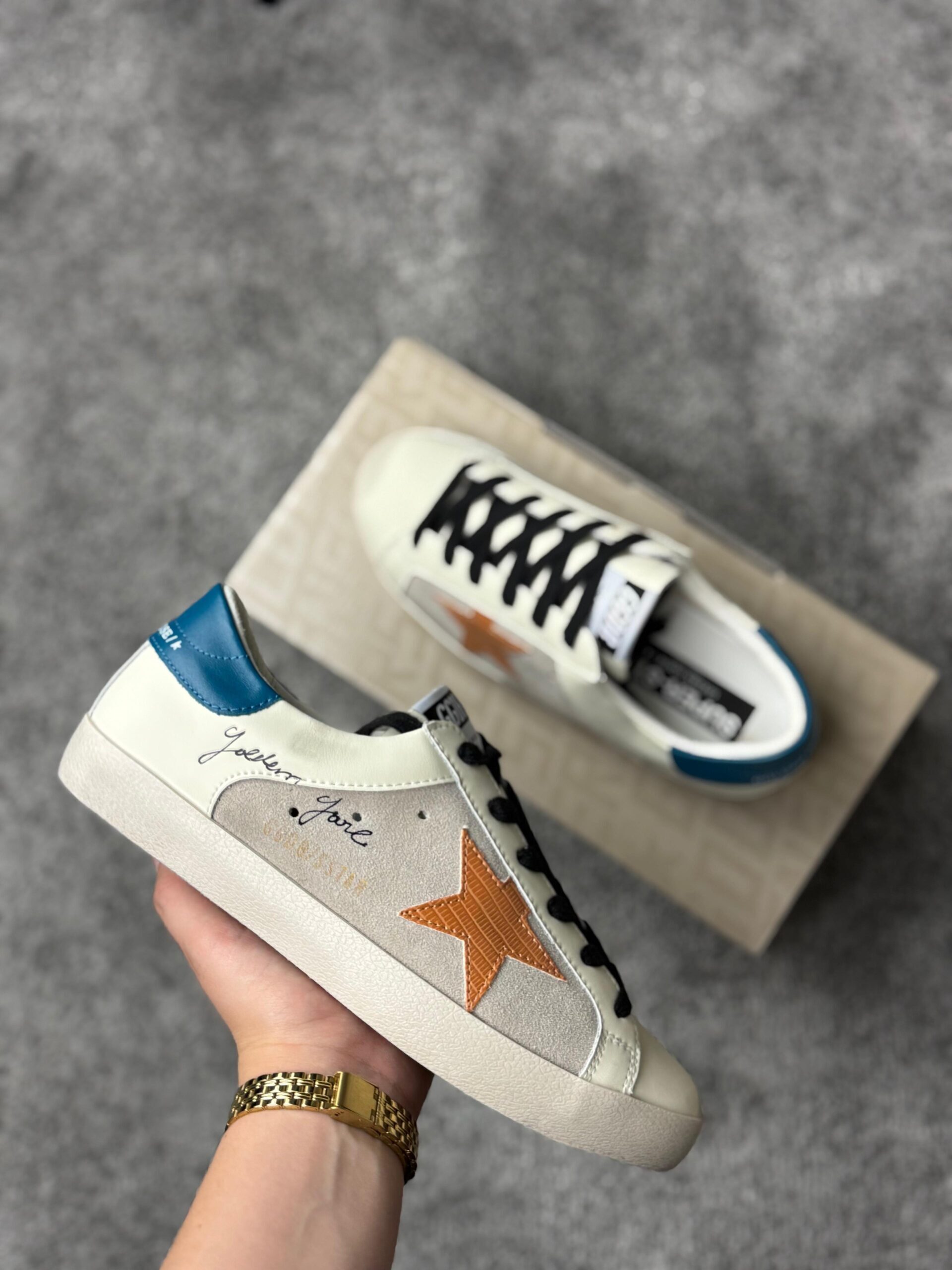 Golden Goose Super Star lizard Leather star - Slika 4