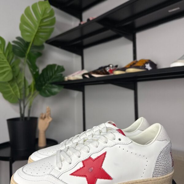 Golden Goose Ball Star "Valentines Day" Red Star / Swarovski lettering