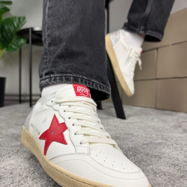 Golden Goose Ball Star "Valentines Day" Red Star / Swarovski lettering